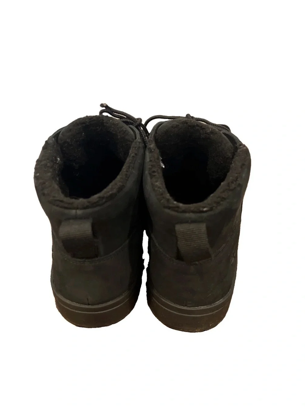 Timberland Men's Black Lace-Up Nubuck Ankle Boots